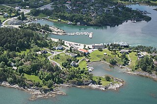 Hatlestrand Village in Western Norway, Norway