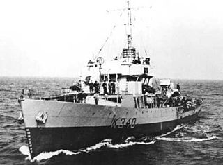 HMCS <i>Owen Sound</i> Modified Flower-class corvette that served with the Royal Canadian Navy during the Second World War