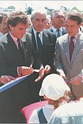 Inauguration du Compa en 1990.