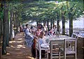 Terrasse des Hotelrestaurant Louis C. Jacob, Elbchaussee Hamburg, 1902