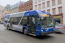 Nova Bus LFS HEV operating regular service