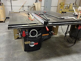 <span class="mw-page-title-main">Table saw</span> Woodworking tool