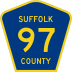 County Route 97 marker