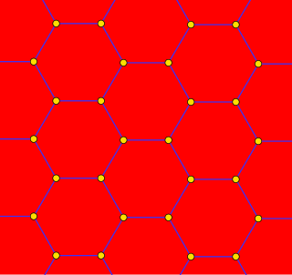 <span class="mw-page-title-main">Hexagonal tiling</span> Regular tiling of a two-dimensional space