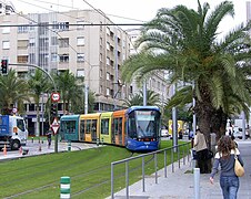 Citadis 302 de la línea 1 del Tranvía de Tenerife, Islas Canarias