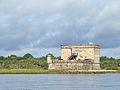 The fort seen from a ferry