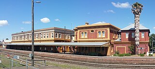 <span class="mw-page-title-main">Werris Creek railway station</span> Railway station in New South Wales, Australia