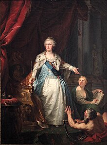 Catherine II de Russie, par Johann-Baptist von Lampi (1792)