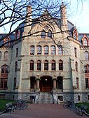 Cohen Hall, formerly named Logan Hall, served as the previous home of the Wharton School.