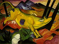 Die gelbe Kuh, The Yellow Cow (1911), Solomon R. Guggenheim Museum, New York