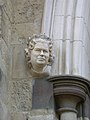 Grotesque of Queen Elizabeth II, Chichester Cathedral, England, UK