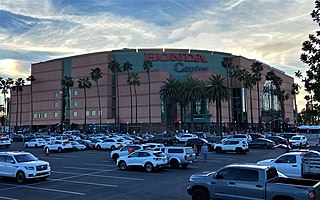 <span class="mw-page-title-main">Honda Center</span> Indoor arena in Anaheim, California