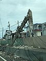 Image 20Broken concrete utility pole in Puerto Rico after Hurricane Maria in 2017, which ranks fourth in costliest US tropical cyclones. (from Effects of tropical cyclones)