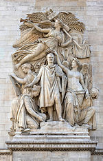 Thumbnail for File:Le triomphe de 1810, Jean-Pierre Cortot, Arc triomphe Paris.jpg