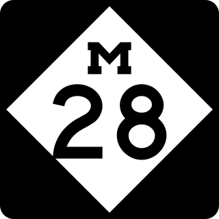 <span class="mw-page-title-main">M-28 (Michigan highway)</span> State highway in Michigan, United States