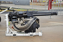 M61 Vulcan nose mounted 6-barreled Gatling cannon (11472816163).jpg