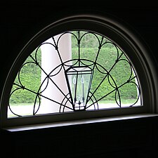 Fanlight in Entry Hall.