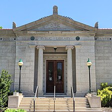 Public Library entrance.