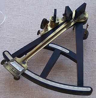 <span class="mw-page-title-main">Octant (instrument)</span> Measuring instrument used primarily in navigation; type of reflecting instrument