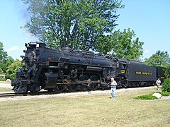 Pere Marquette Railway vedur Pere Marquette 1225 Michigani osariigis