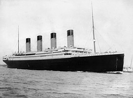 It Royal Mail Ship de Titanic yn 1912.