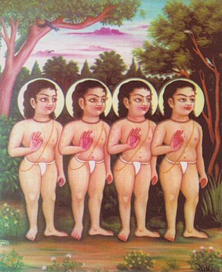 <span class="mw-page-title-main">Four Kumaras</span> Four sages from the Puranic texts of Hinduism