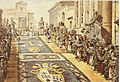 Infiorata à Genzano, Antoine-Jean-Baptiste Thomas, 1817