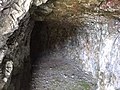 Monte Tombea, interno di un ricovero ipogeo sul monte Cortina