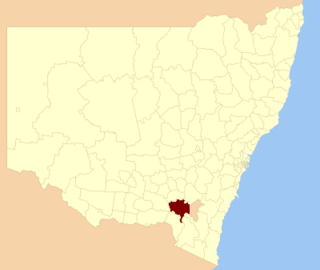 <span class="mw-page-title-main">Tumut Shire</span> Former local government area in New South Wales, Australia