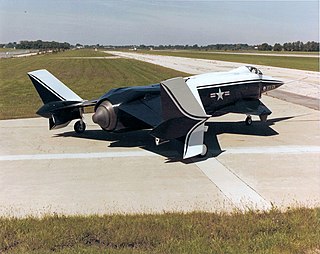 Rockwell XFV-12 American VTOL fighter prototype