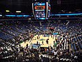 Interior of the Target Center before a game between the Minnesota Timberwolves and the Phoenix Suns