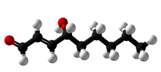 <span class="mw-page-title-main">4-Hydroxynonenal</span> Chemical compound