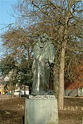 Honoré de Balzac van Rodin voor de ingang