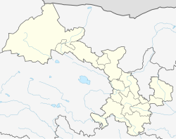 Yongning is located in Gansu