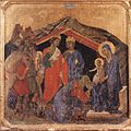 Taula de Duccio di Buoninsegna, segle xiv (Siena, Museo dell'Opera del Duomo)