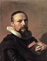 Portrait of Samuel Ampzing by Frans Hals