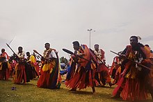 Kailao dance in Mata Utu in 2001. Kailao a Mata'utu.jpg