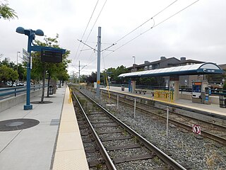 <span class="mw-page-title-main">Lick Mill station</span> VTA light rail station in Santa Clara, California