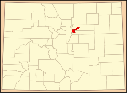 Location o Denver in Colorado