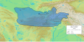 Kushano-Sasanian Kingdom (230-365/565-651 AD) in 300 AD.