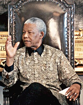 Nelson Mandela anno 1998.