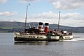 PS Waverley quittant Greenock en Écosse.