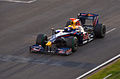 Webber testing at Barcelona, March