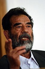 Saddam Hussein in July 2004