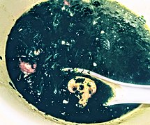 Song dynasty's 'patriotic soup' (prepared in Clovis California) Song Zhao De "Hu Guo Cai "(Zai Jia Li Fu Ni Ya Ke Luo Wei Si Shi Zhi Bei )(2). .jpg