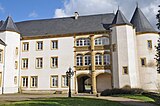 Inside the courtyard