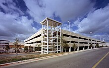 The parking deck at The Parks At Arlington.jpg