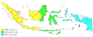 <span class="mw-page-title-main">Time in Indonesia</span> Time zones in the country