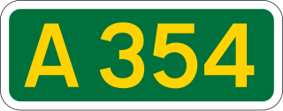 <span class="mw-page-title-main">A354 road</span> Road in England