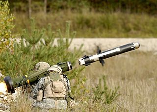 <span class="mw-page-title-main">Anti-tank guided missile</span> Guided missile for combat against armored targets